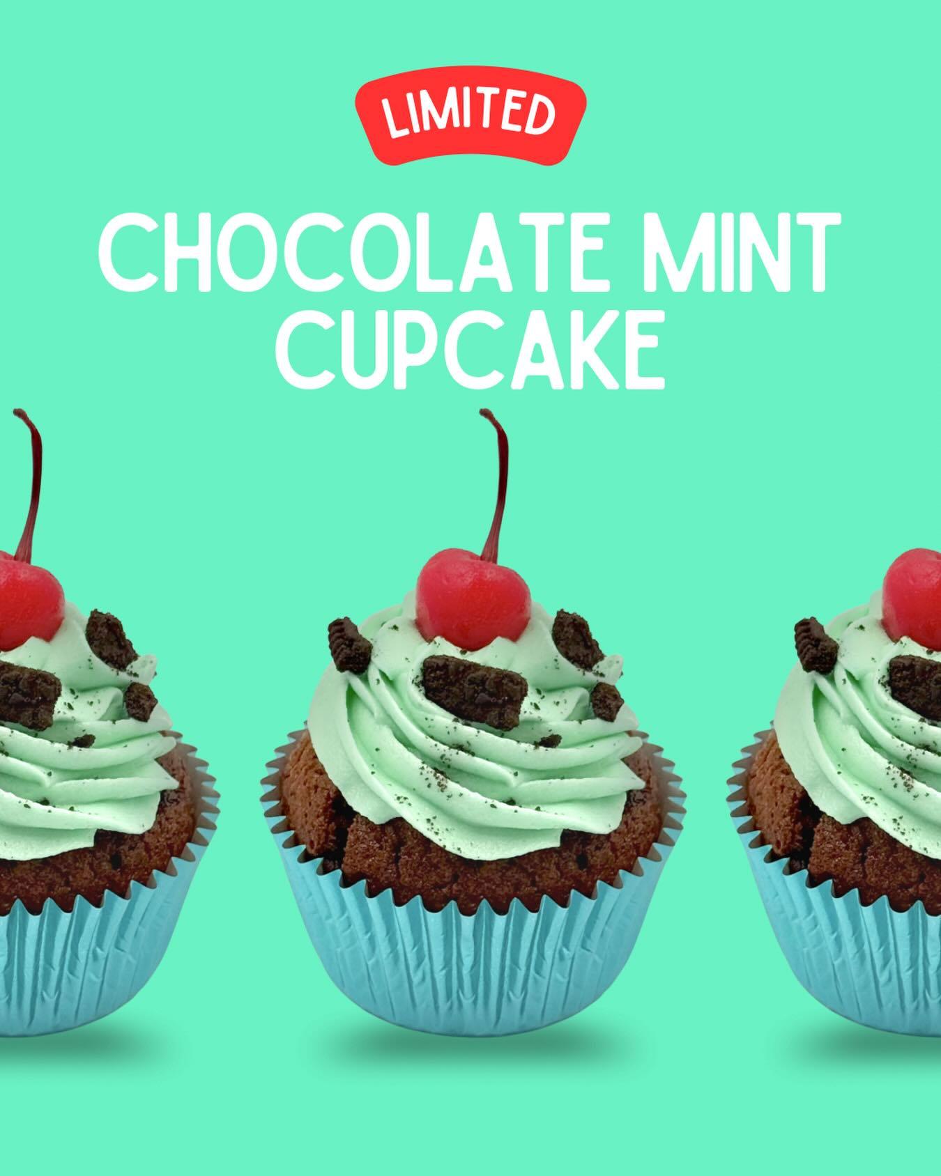 🍒CHOCOLATE MINT CUPCAKE🍒