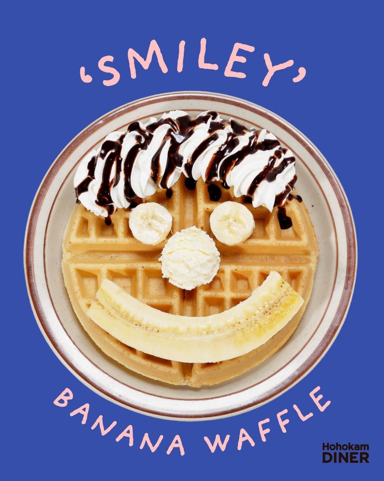 😊🍌 SMILEY BANANA WAFFLE 🧇